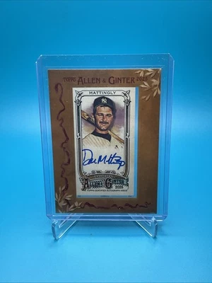 Mini automático con marco Topps Allen & Ginter Don Mattingly 2025 Foto 1 de 2
