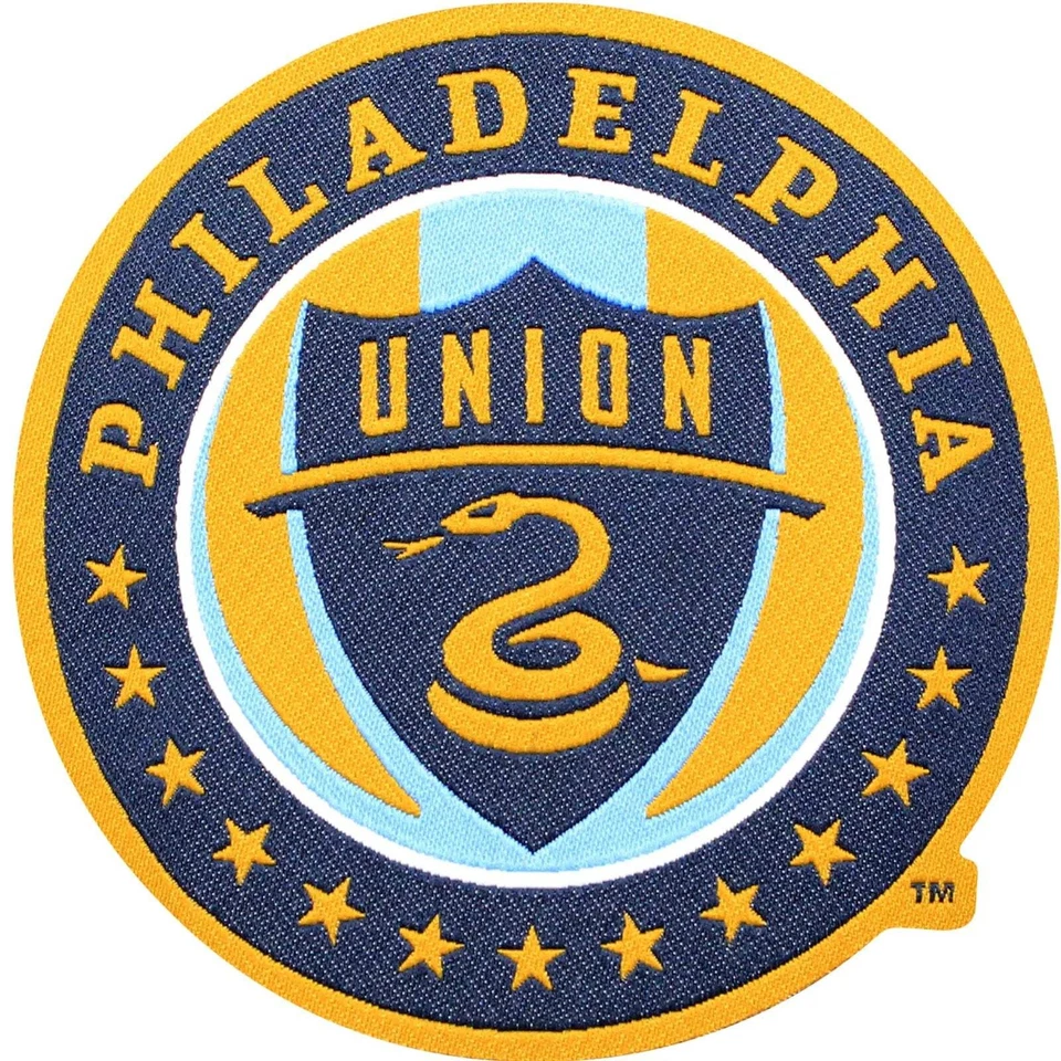 Parche de fútbol americano Philadelphia Union Soccer Team Crest Pro-Weave MLS Foto 1 de 1