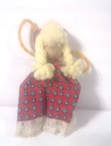 Arte popular campestre artesanal adorno de Navidad ángel proyecto infantil simple - Imagen 1 de 3