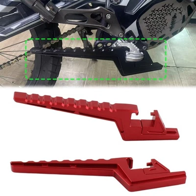 Extensiones de clavija de pasajero ajustable ROJO para Honda CRF450L CRF450X CRF250RX Foto 1 de 4