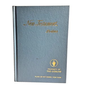 The New Testament of Our Lord and Saviour Jesus Christ with Psalms Gideons 1976 - Picture 1 of 6