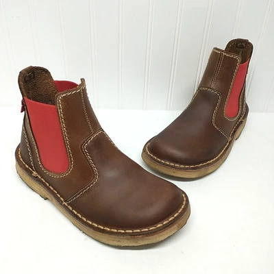 Botas Chelsea Duckfeet Roskilde para mujer talla EU 37 cuero marrón cacao rojo Foto 1 de 4
