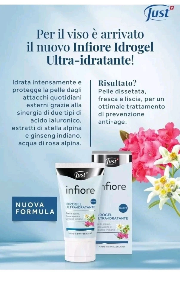  IDROGEL ULTRA Idratante JUST  INFIORE VISO - Immagine 1 di 1