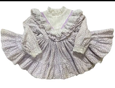 Vintage St James Carous Collection 2T Little Girl Toddler Baby Floral Dress - Image 1 of 4