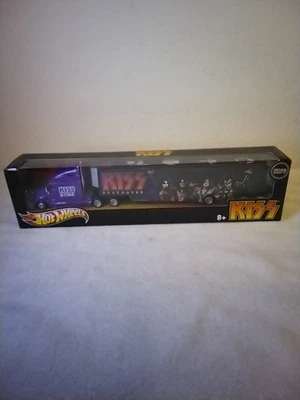 Hot Wheels KISS Destroyer Semi Truck And Trailer New Unopened Box - Image 1 of 4