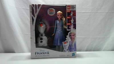 Muñecas Disney Frozen 2 Talk and Glow Olaf y Elsa Hasbro NUEVAS 20+ frases con sonidos Foto 1 de 2