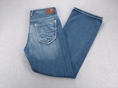 Pantalones de mezclilla BKE para hombre talla 34S CARTER Bootcut 100 % algodón lavado medio 34x31 Foto 1 de 4