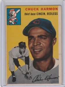 1954 Topps #182 Chuck Harmon Cincinnati Reds VGEX - Picture 1 of 1