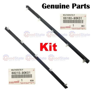 Genuine LandCruiser 79 78 75 70 Series Front RH LH Door Outer Weatherstrip Set - Image 1 of 4