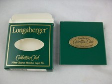 Longaberger Collectors Club 5 Year Yr Charter Member Lapel Pin Nib
