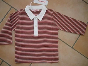 (163) Süßes Cacharel Baby Langarm Polo Shirt +Logo Stickerei auf der Brust gr.86 - Bild 1 von 2
