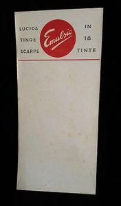 BLOCK NOTES COMPLETO DI TUTTE LE PAGINE-EMULSIO LUCIDA SCARPE - VINTAGE - Picture 1 of 1