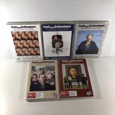 Curb Your Enthusiasm DVD Bundle Lot R4 PAL Larry David TV Show Seasons 1/2/3/5/6 - image 1 of 4