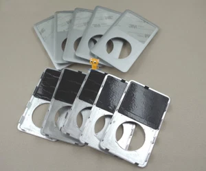 10 X Silver Front Faceplate Housing Cover 3M Lens fr iPod 6th Classic 80GB 120GB - Imagen 1 de 1