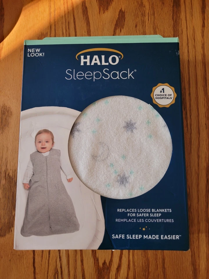 HALO Saco de Dormir Bebé Talla M 6-12 Mos MANTA PONIBLE Micro-Vellón ~ Nuevo en Caja Foto 1 de 2