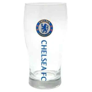 Bicchiere Chelsea FC Tulip Pint per tifosi di calcio nuovo bicchiere birra licenza ufficiale - Foto 1 di 5