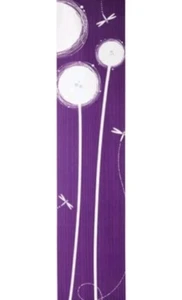 IKEA EMELINA Flächenvorhang Schiebegardine Lila Pusteblume 60x300 cm - Bild 1 von 3