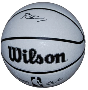 RASHEER FLEMING signed Wilson NBA Basketball (ST JOSEPH"S) DRAFT 2025 BECKETT - Bild 1 von 3