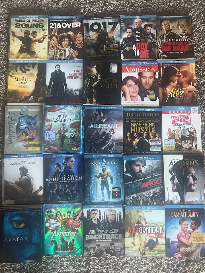 Blu-ray Slipcovers Only - NO MOVIES/ DISCS/ Free Shipping Covered! $3.50 Each! - Image 1 of 4