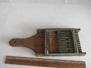 Antique Vegetable Cabbage Shredder Slicer  12x4.5 inch unknown age or maker - Picture 1 of 3