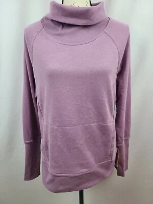 Champion C9 Womens Mauve Mist Long Sleeve French Terry Turtleneck Sweatshirt New - Image 1 of 4