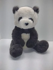 Jellycat London Puffles Panda Bear Floppy Plush Charcoal Gray Rare HTF - Picture 1 of 10