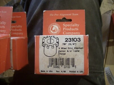 PRODUCTOS ESPECIALES CAMBER/CASTER BUJE DE ALINEACIÓN 23103,75 GRADOS SE ADAPTA A FORD  Foto 1 de 2