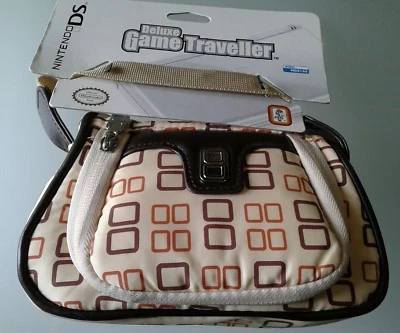 NINTENDO BAG ORIGINALE CON TASCA PER GIOCHI E CONSOLE DS DS LITE DSI 3DS NUOVA - Immagine 1 di 2