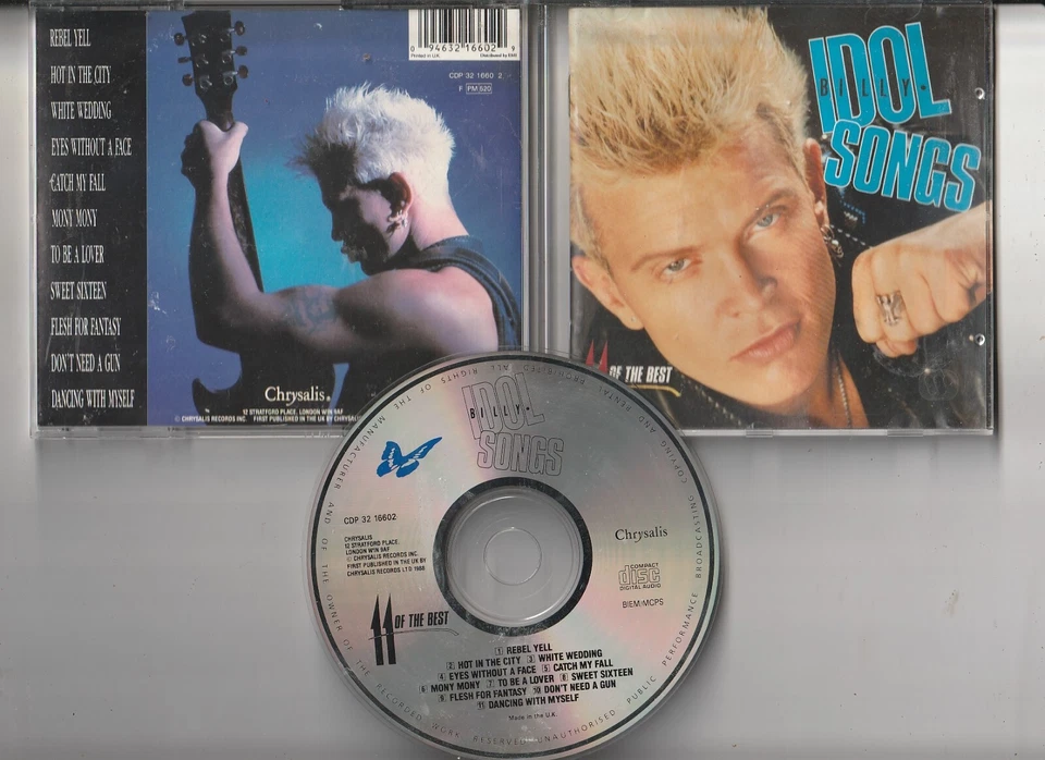 BILLY IDOL "Idol Songs - 11 Of The Best" Best Of CD - Bild 1 von 1