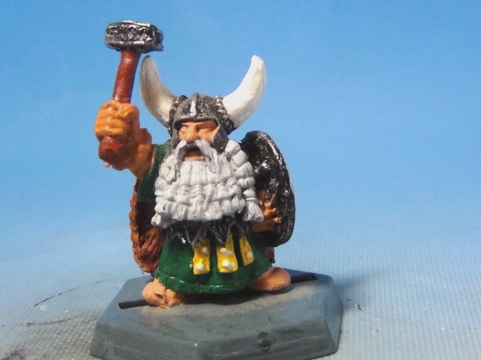 Warhammer Fantasy Battle Vintage Painted Miniature Norse Dwarf #1 WHFRP D&D OOP - Image 1 of 3
