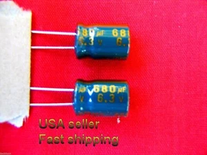 12 piezas - 680uf 6.3v condensadores electrolíticos - Imagen 1 de 1