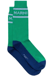 CALCETINES DE HOMBRE MARNI BLOQUE DE COLOR CON LOGOTIPO INTARSIA HECHOS EN ITALIA SKZC0088Q0UFC11200V62 - Imagen 1 de 3