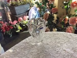 Marquis-Waterford Crystal Sweet Memories Heart Vase 6 3/8" High Made in Germany - Picture 1 of 7