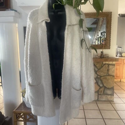 Sleeping on Snow Ivory  long Cardigan Sweaters for Women size XS - Image 1 of 4