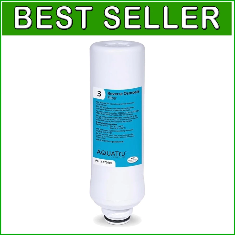 AquaTru Replacement Reverse Osmosis Filter for Classic & Under Sink Systems - Image 1 of 4