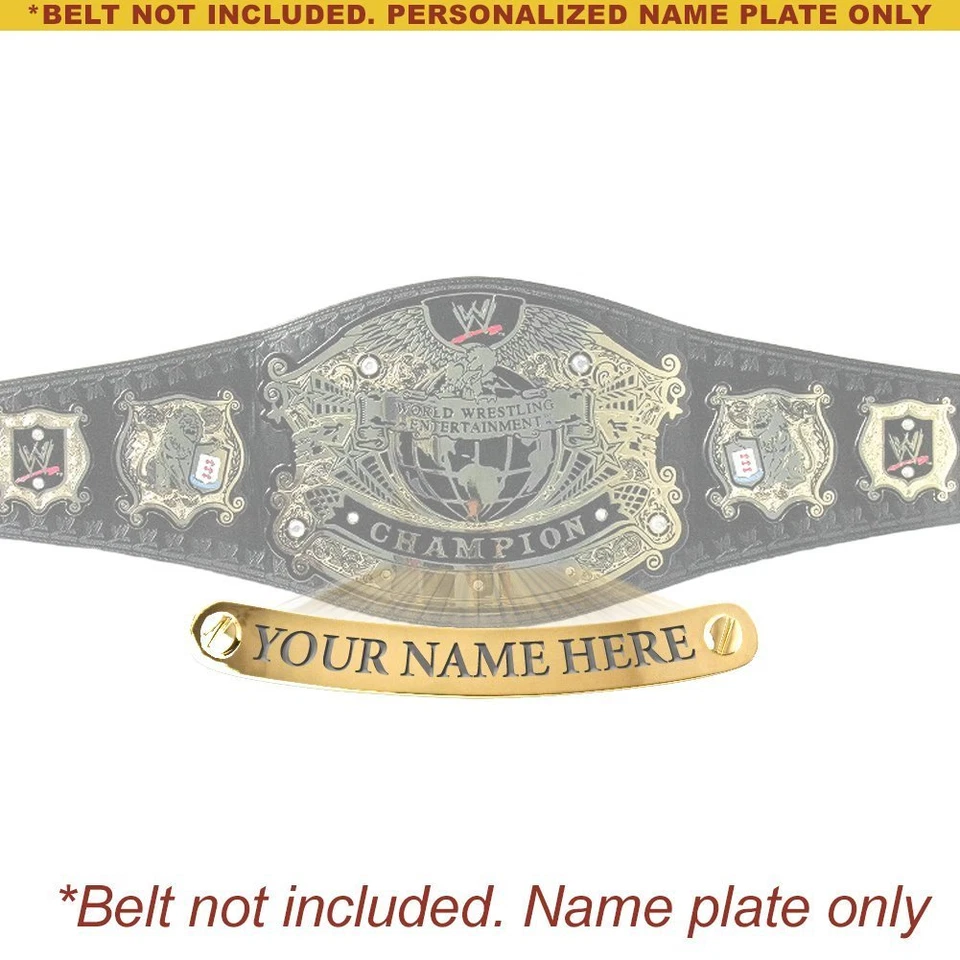 Placa de identificación personalizada para adultos WWE Undisputed V2 Championship WWE VERSIÓN SHOP Foto 1 de 1
