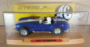 AC Shelby Cobra 427 Modellauto 1:32 Reprotec Slot Racing Blue with white stripes - Bild 1 von 1