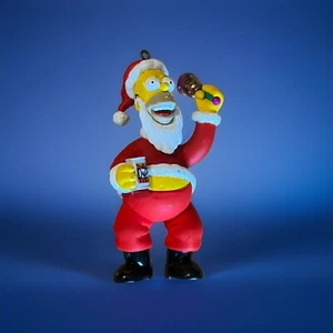 Vintage 1999 Homer Simpson in Santa suit with Duff beer and Bell. Fox film Corp - Picture 1 of 6