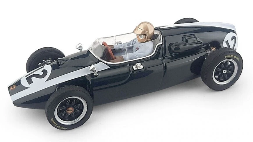 COOPER J.BRABHAM 1959 N.12 WINNER GB GP WORLD CHAMPION + PILOTA 1:43 - Immagine 1 di 1