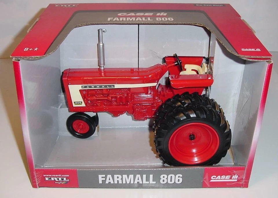 Tractor delantero estrecho Farmall 806 diecast 1/16 con dobles de ERTL ¡NUEVO EN CAJA! Foto 1 de 1