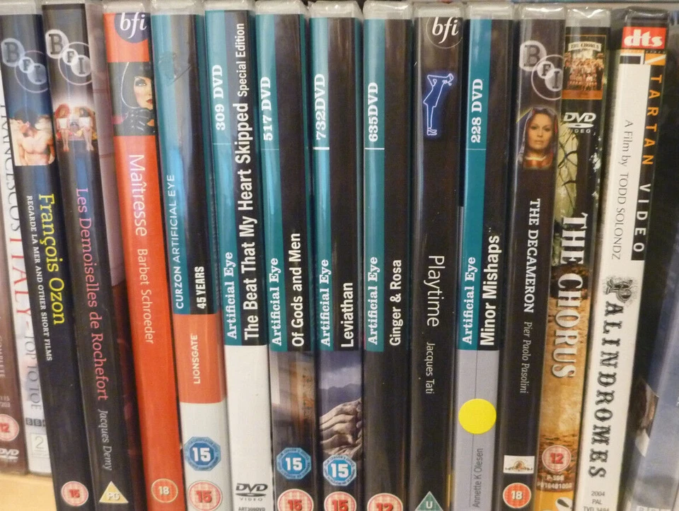 WORLD CINEMA / ARTIFICIAL EYE/ FOREIGN FILMS /TARTAN DVDS NEW SEALED Choose from - Image 1 of 1