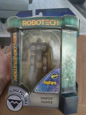 Figura de acción Robotech Shadow Fighter Metallic Edition nueva con daños en el paquete Foto 1 de 3