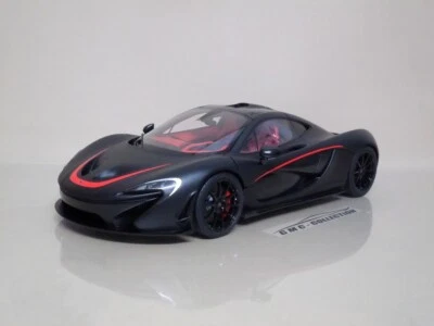 MCLAREN P1 2013 NERO OPACO MATT BLACK AUTOART 1/12 (NO GT-SPiRiT MiNiCHAMPS LCD) - Immagine 1 di 4