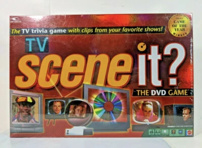 Brand New Sealed Mattel Scene It? TV Guide Screen Trivia DVD Board Game 2005 - Image 1 of 4