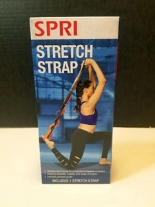 Guía de ejercicios de flexibilidad con correa elástica SPRI totalmente nueva - Imagen 1 de 4
