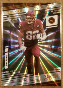 LOGAN THOMAS 2021 PRESTIGE SUNBURST XTRA POINTS HOLO SP WASHINGTON REDSKINS MINT - Picture 1 of 2
