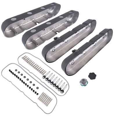 Cubiertas de válvula de motor de aluminio para todos los motores LS con bobinas LS1 LS2 LS3 LS6 LS7 Foto 1 de 4
