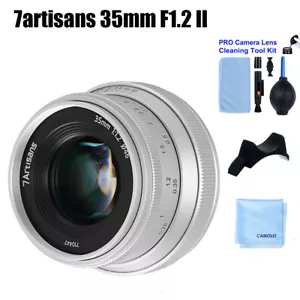 7artisans 35mm F1.2 II APS-C Manual Focus Lens for Sony Fujifilm Canon Mount - Picture 1 of 8