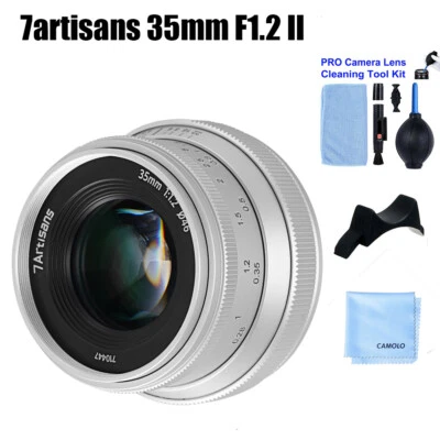 7artisans 35mm F1.2 II APS-C Manual Focus Lens for Sony Fujifilm Canon Mount - Image 1 of 4