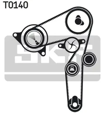 Kit de distribution + pompe à eau VKMC 02179 SKF pour FIAT ALFA ROMEO LANCIA - Photo 1/2
